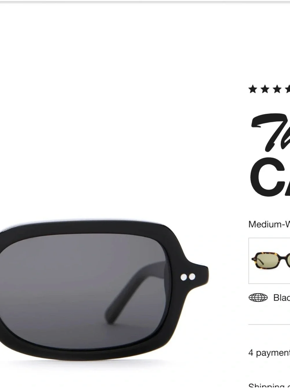 Crap Eyewear Sunglasses -Dream Cassette in Polarized Black